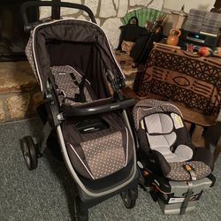 Chicco Bravo Trio Travel System (Lilla)
