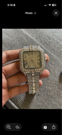 Cartier Santos-style watch