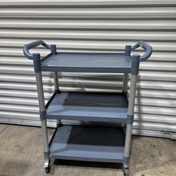 Plastic Bus Cart Gray 