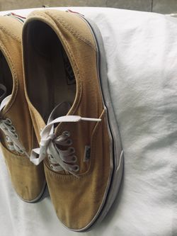 Vans Shoes Size 8 Yellow 