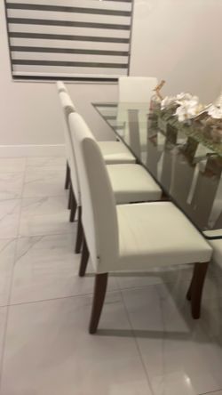 Dining Table Chairs . (Chairs Only) 8 in total .