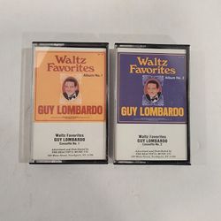Set of 2 Guy Lombardo Cassette Tapes ~ Waltz Favorites 