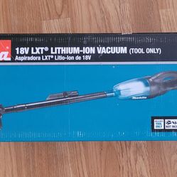 New Makita 18v LXT Cordless Stick Vac Tool-only $100 Firm Pickup Only 