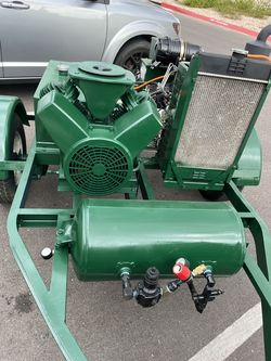 generator and air compressor trailer