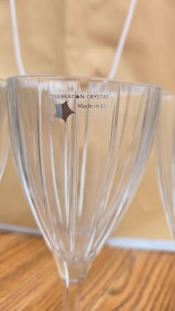 Celebration Crystal Wine Glasses Set