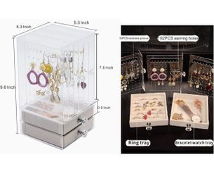 Acrylic Jewelry Organizer with Drawers