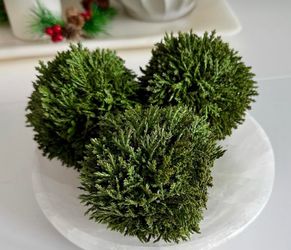 Decorative Greenery Topiary Balls Set of 6