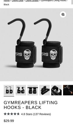 Gymreapers Lifting Hooks Straps