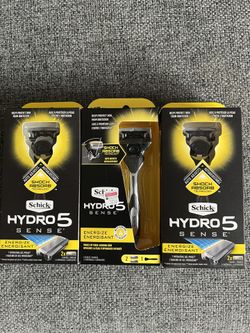 Shick Hydro 5 Reusable Razor Includes 2x Cartridges Each Pack 