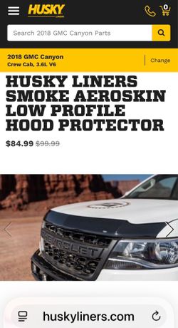 Aeroskin™ Dark Smoke Hood Shield