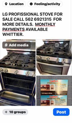LG PROFESSIONAL  STOVE.