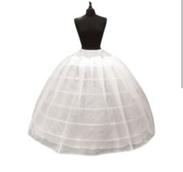 Full tule hoop skirt and petticoat