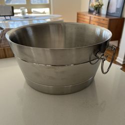 BREKX Stainless Steel Ice Bucket for Parties, 12QT (3 Gallon)