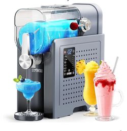 SEALED/ New 2-in-1 Slushie & Soft Serve Ice Cream Maker, Margarita Machine, 88oz No-Ice-Needed Frozen Drink Machine with LED Display, 6 Preset Modes, 