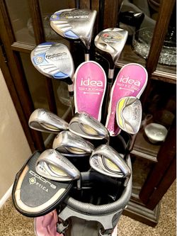 13PC LADIES TAYLORMADE ADAMS COMPLETE GOLF SET ALL GRAPHITE 2K NEW !