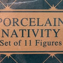 Lord & Taylor Porcelain Nativity Set