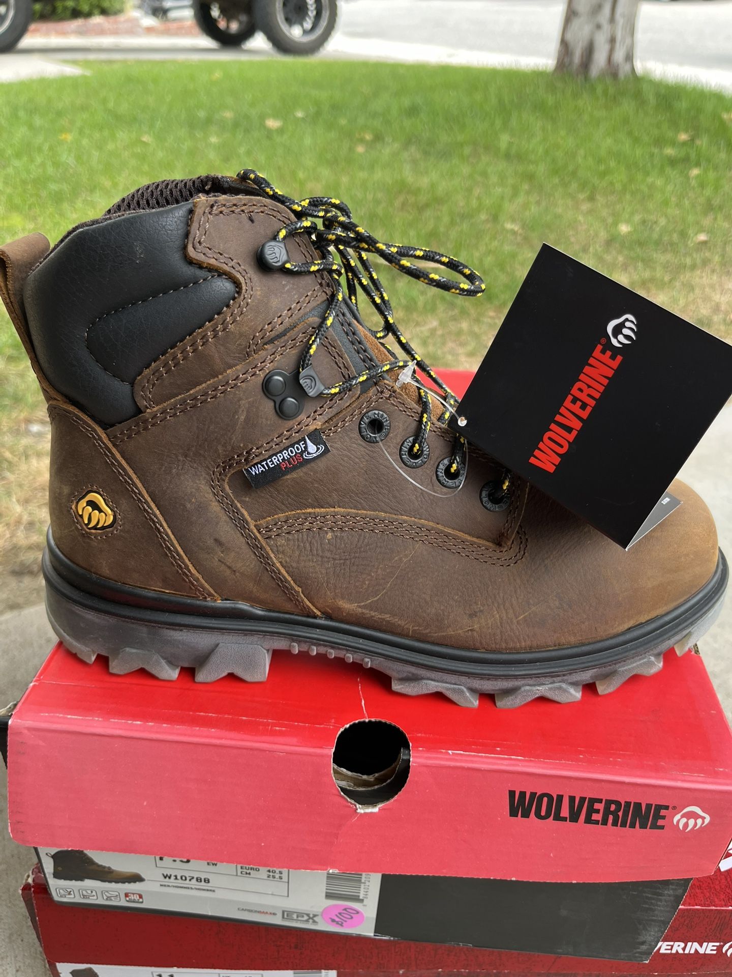 WOLVERINE STEEL TOE BOOTS SIZE 13 Only