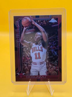 2025-26 Topps Chrome Basketball Ayo Dosunmu Basketball Border #95 Bulls NBA