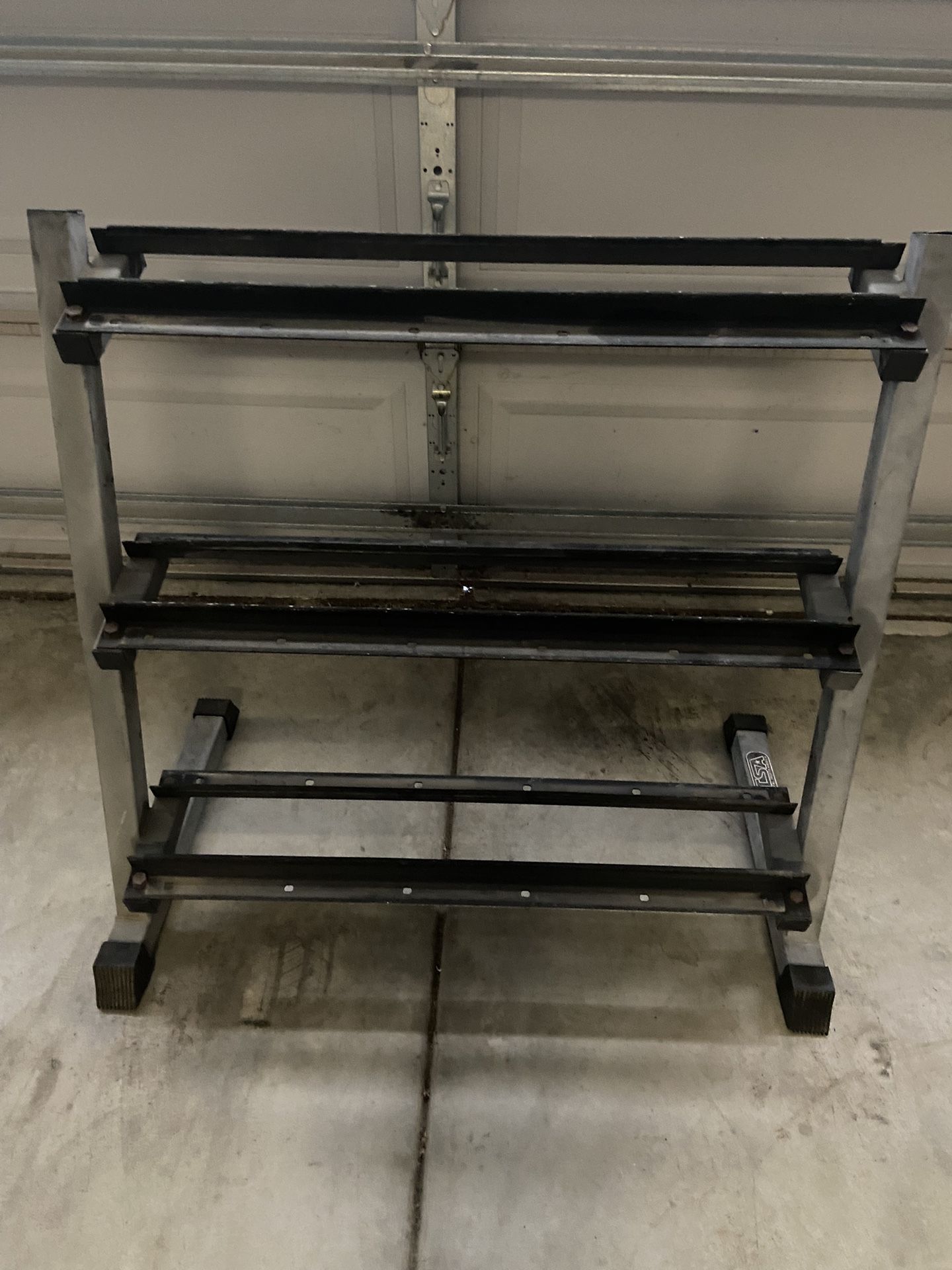 TSA Heavy Duty 3 Tier Dumbbell Rack
