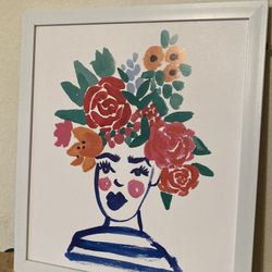 Fun flowery fiesta lady picture 
