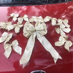 christmas tree bow set