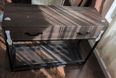 Console table, entryway table two drawers