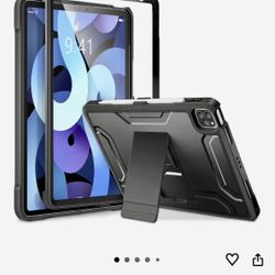 iPad Air 5th / 4th Generation Heavy Duty Case 10.9 Inch with Pencil Holder And Screen Protector 