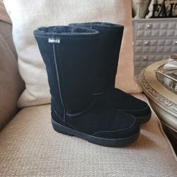 Bearpaw Black Winter Boots Size7
