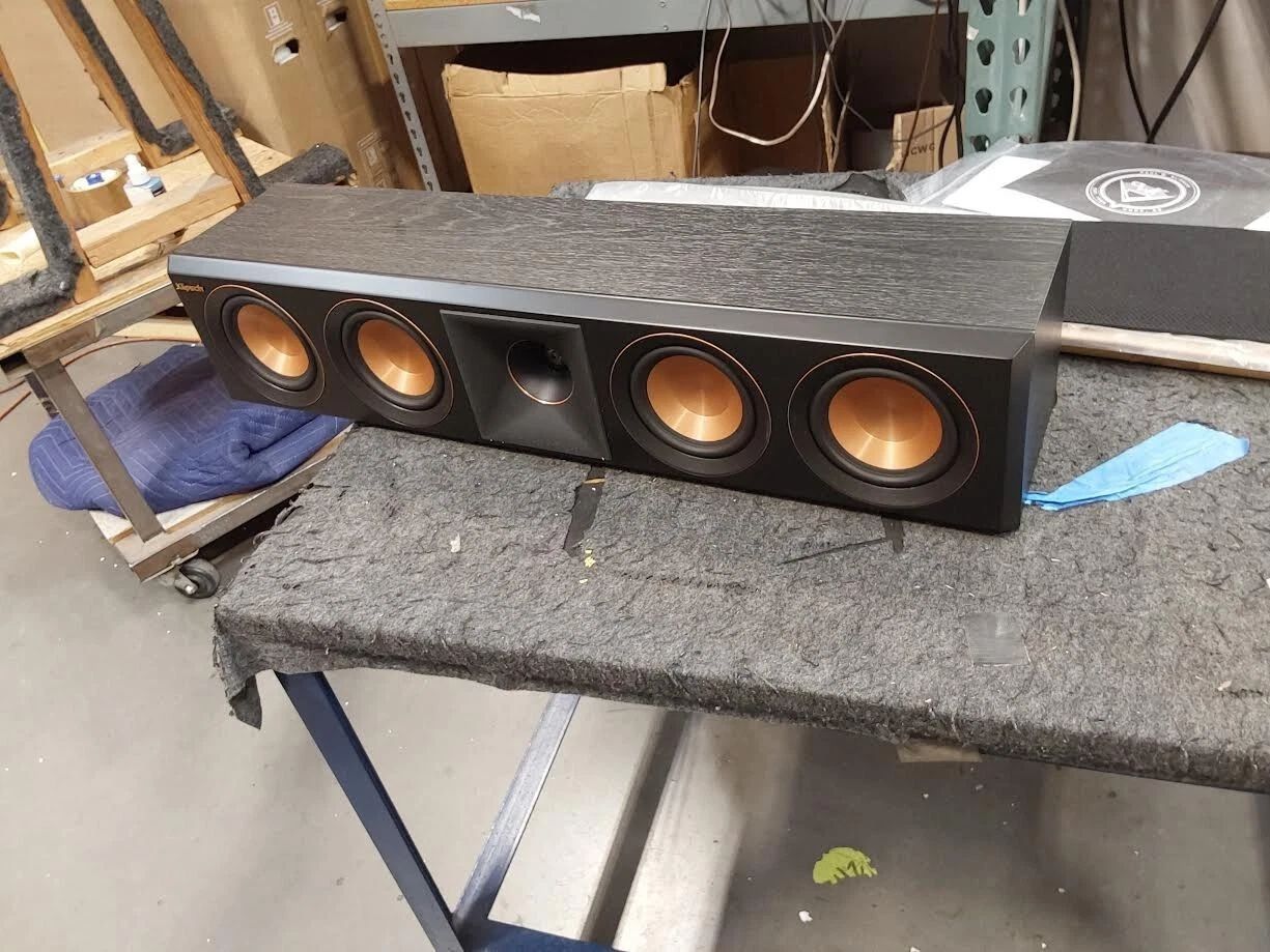 Klipsch RP-404C-II-EBONY 125 Watt Center Channel Speaker - Ebony (SINGLE)