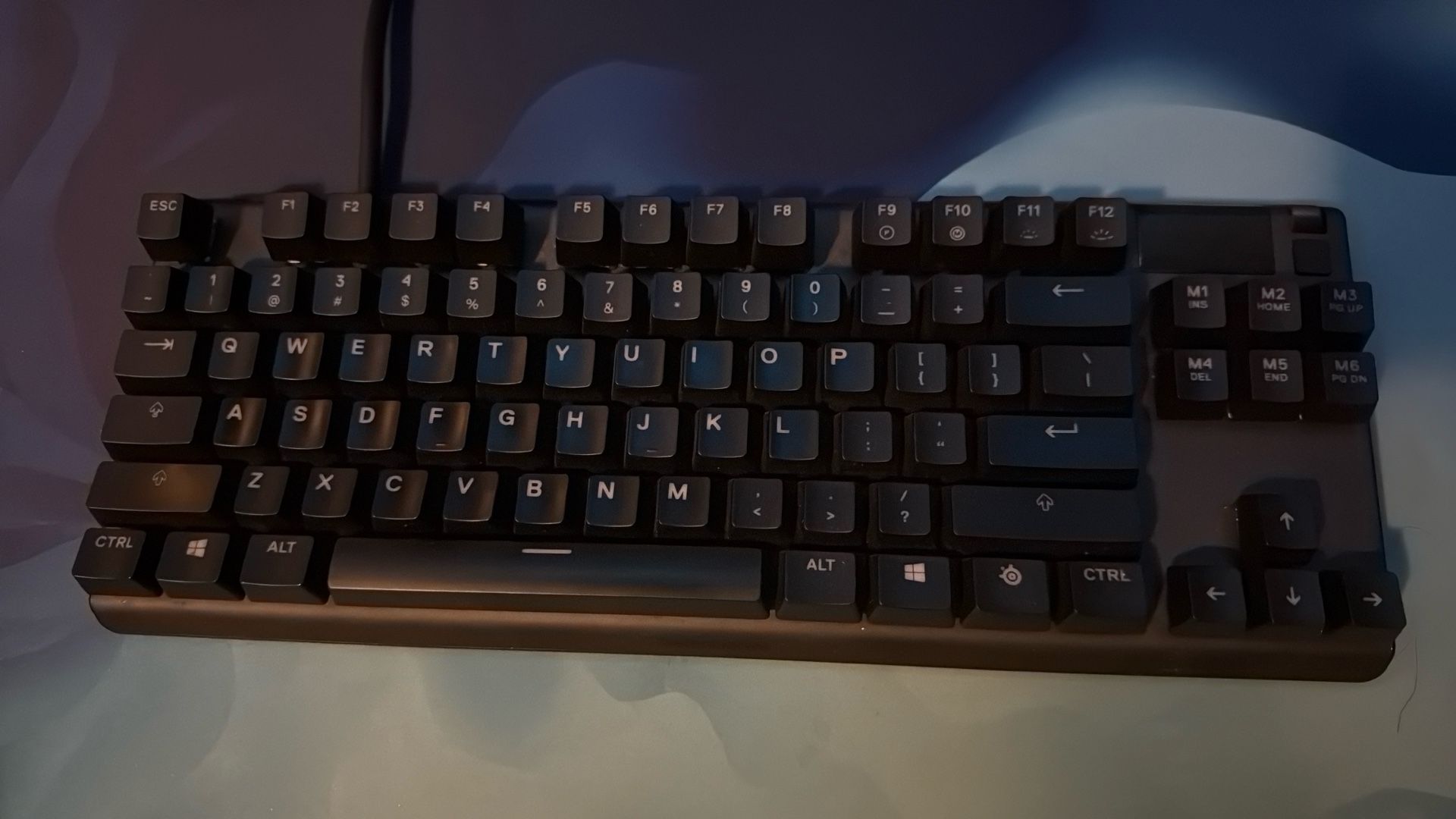 SteelSeries APEX PRO TKL Gaming Keyboard w/ cotton candy caps