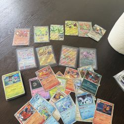 65 Holo And reverse Holo Pokemon Cards