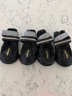 Dog shoes for hot pavement or snow