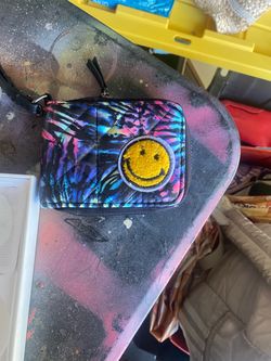 Colorful Smiley Face Zip Wallet 😊