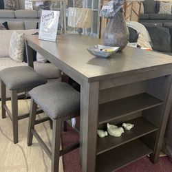 Storage Dinette With 4 Stools ❤️❤️$50 Down Takes Home