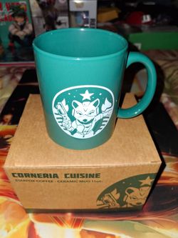 CORNERIA CUISINE STARFOX CERAMIC 11 0Z COFFEE MUG...NEW & UNUSED...ADULT OWNED AND KEPT IN A SMOKE FREE HOME...$20 OBO...
