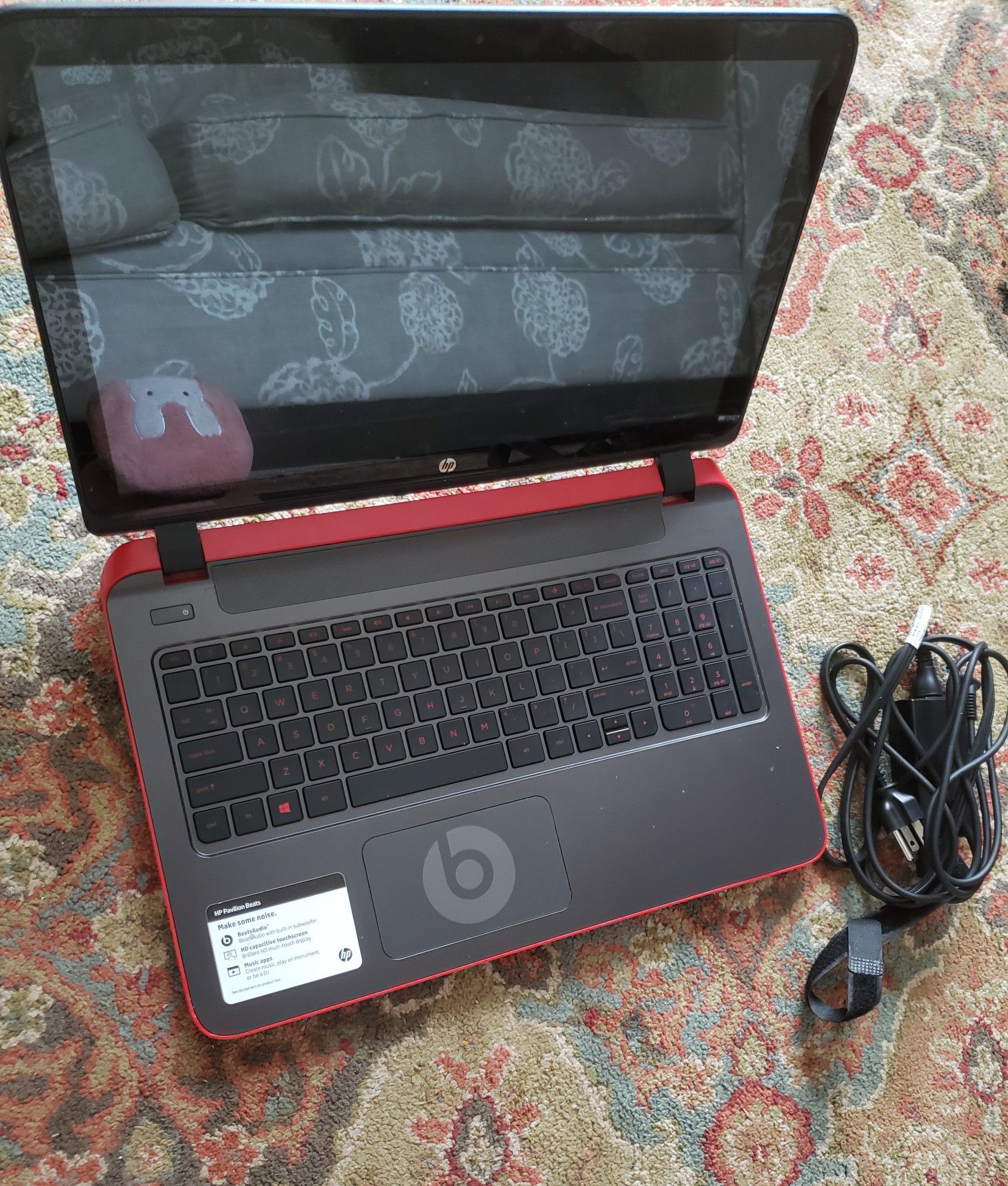 Red HP Beats by Dre Laptop 8g ram 1TB HD