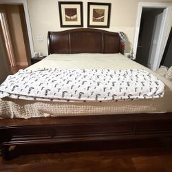 King Bed Frame , Box Spring And Mattres. Price Including Delivery 