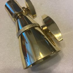 Solid Brass Adjustable Spray Shower head And Diverter Spout