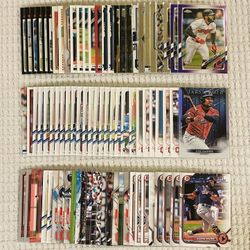 Cleveland Guardians / Cleveland Indians 82 Card Baseball Lot!