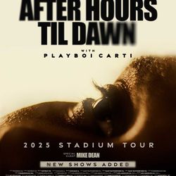 The Weeknd After Hours Til Dawn Tour with Playboi Carti Tickets