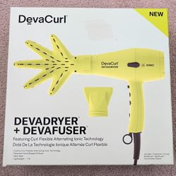 Brand New in box DevaCurl DevaDryer + DevaFuser 