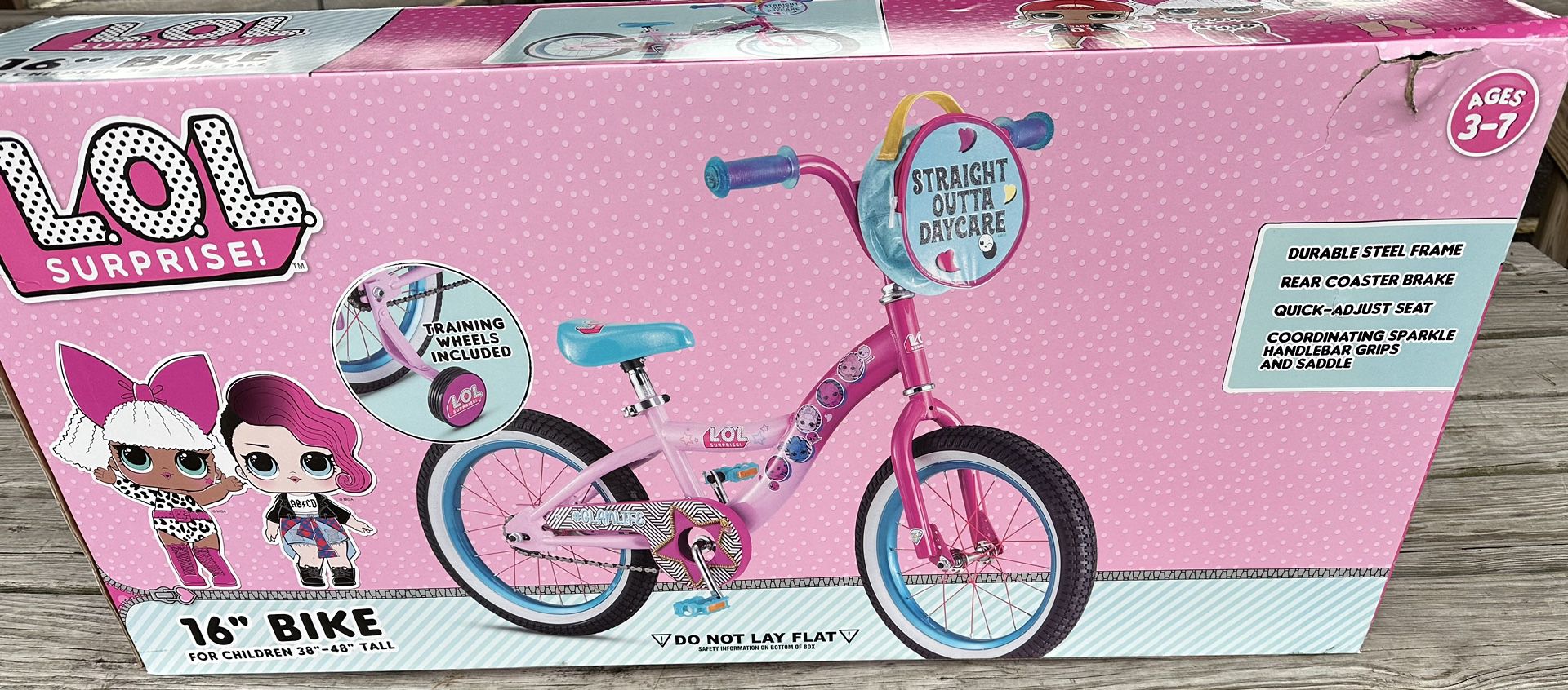 Brand New In Box LOL Surprise 16" Kids Bike - Pink