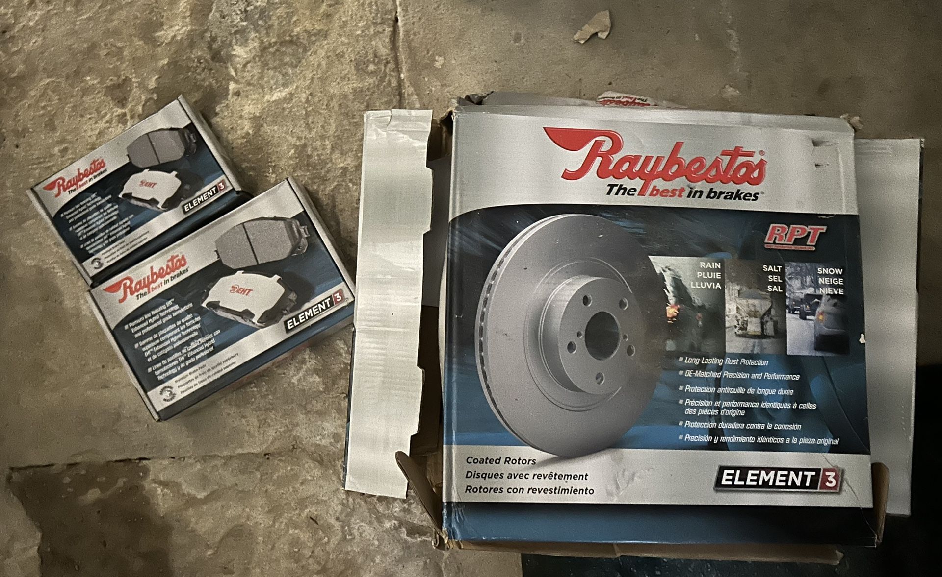Break Pads + Rotors