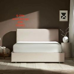 Silk&snow Queen size Bed Frame with Storage(small damage)FS2506