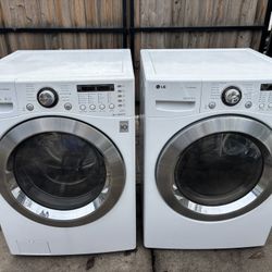 LG electric washer and dryer with free delivery