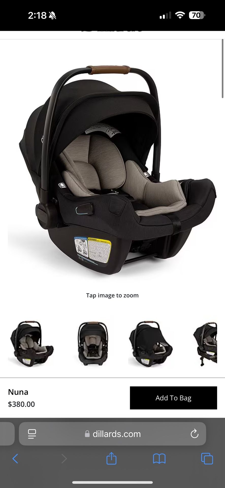 Nuna Car seat