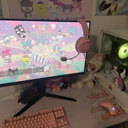 gaming pc + monitor