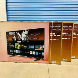 Samsung - 70” Class DU7200 Crystal UHD 4K Smart Tizen TV  Brand New In Box  Delivery Is Possible  Price Is Per TV