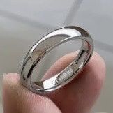 New Size 8 Titanium Steel Wedding Ring 