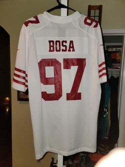 Nick Bosa 49ers Jersey White